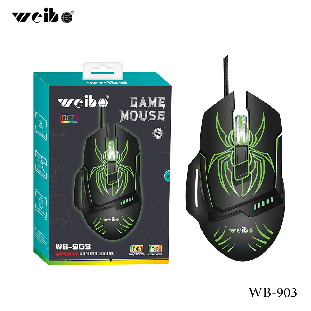 Weibo WB-903 Luminous Gaming Mouse